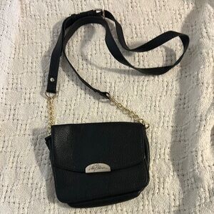 Libby Edelman Black Mini Crossbody Bag